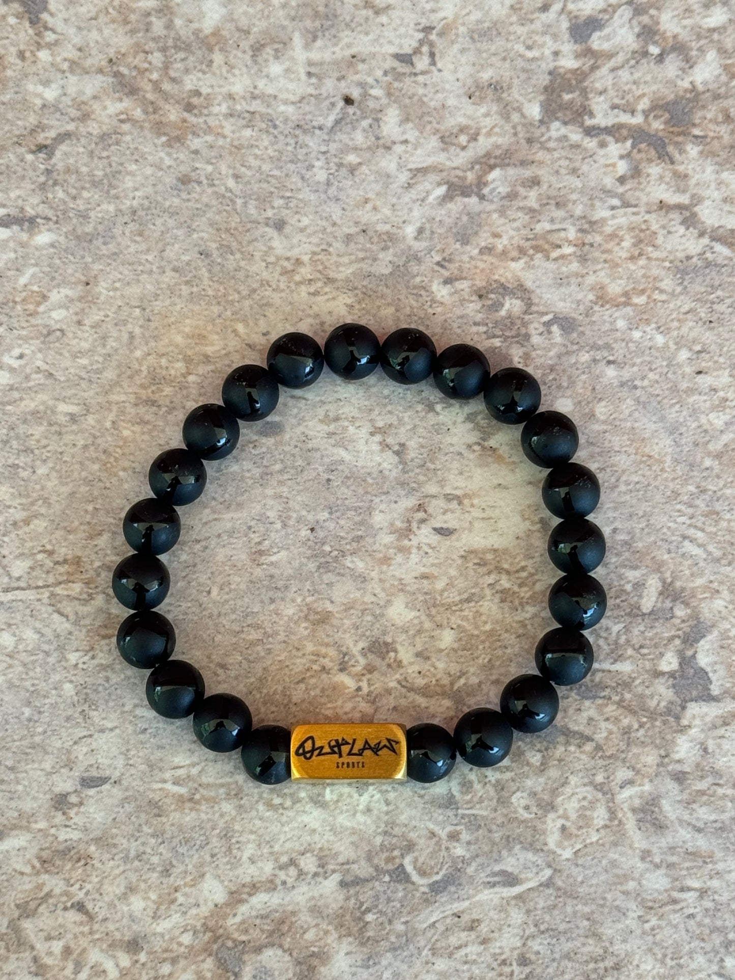 Outlaw Sports Black Onyx Bracelet: Unleash Your Strength