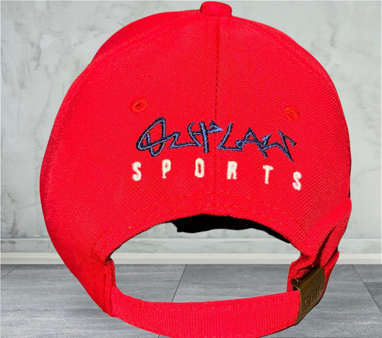 Outlaw Sports Hat - Red & Navy Blue