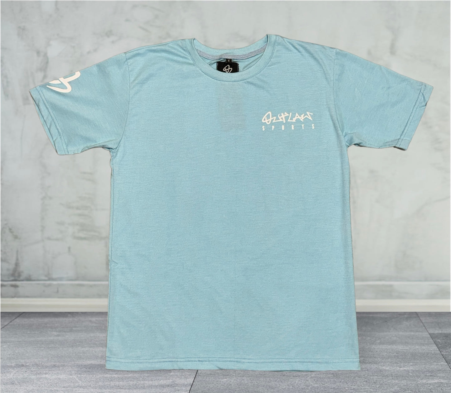 OS Signature Tee - Carolina Blue with White Logo (Unisex)